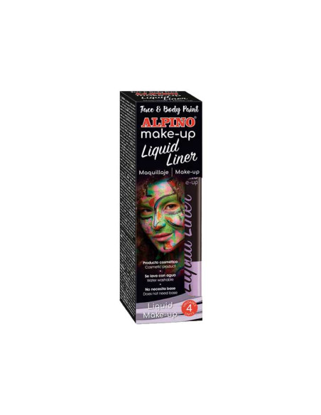 ESTUCHE 4 TUBOS MAQUILLAJE ALPINO LIQUID LINER 6gr