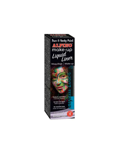 ESTUCHE 4 TUBOS MAQUILLAJE ALPINO LIQUID LINER 6gr