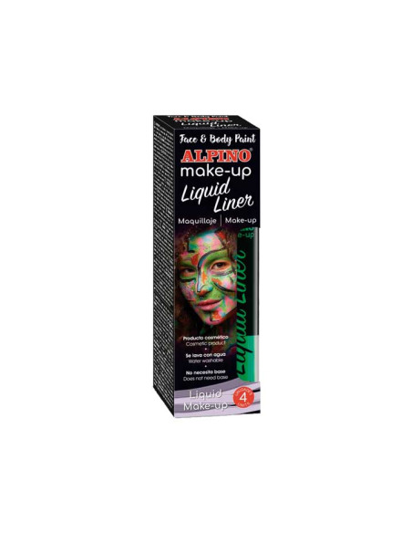 ESTUCHE 4 TUBOS MAQUILLAJE ALPINO LIQUID LINER 6gr