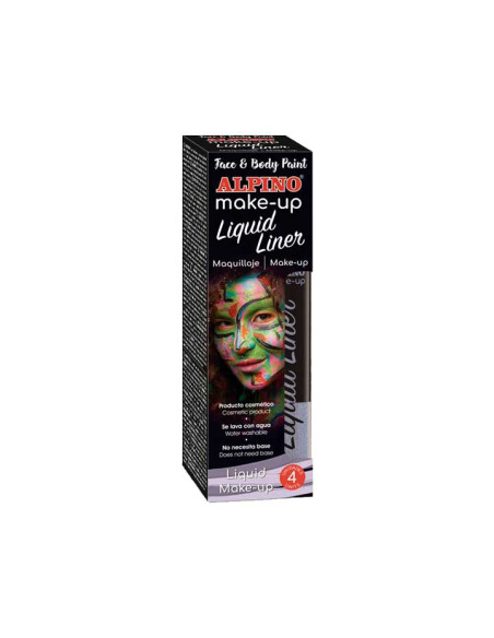 ESTUCHE 4 TUBOS MAQUILLAJE ALPINO LIQUID LINER 6gr