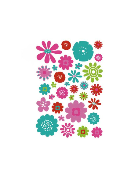 BLÍSTER 600 PEGATINAS MAILDOR DECORATIVAS FLORES