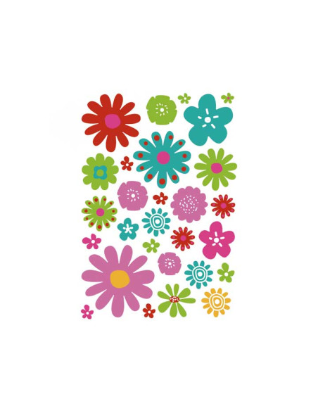BLÍSTER 600 PEGATINAS MAILDOR DECORATIVAS FLORES