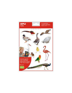 BLÍSTER 2h GOMETS TEMÁTICOS APLI AVES