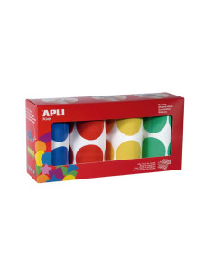 PACK 4 ROLLOS GOMETS APLI CIRCULARES Ø45mm