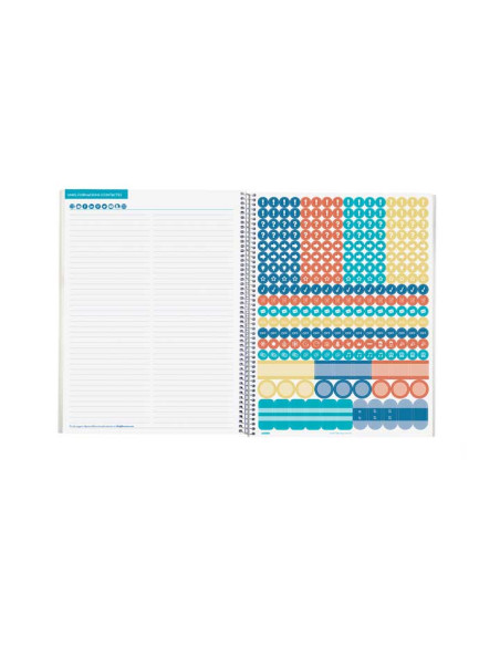 CUADERNOAGENDA FINOCAM CATALAN DEL DOCENT ESPIRAL tapa PP SV 230x310 CON GOMA NO DATA