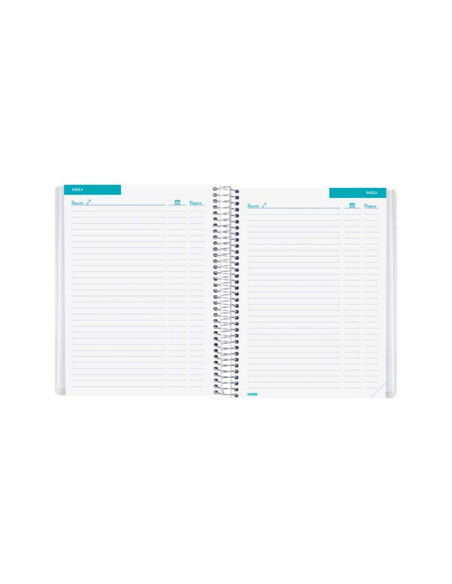 LIBRETA DE REUNIONES FINOCAM CATALAN DEL DOCENT ESPIRAL tapa PP 4 155x212 CON GOMA NO DATA