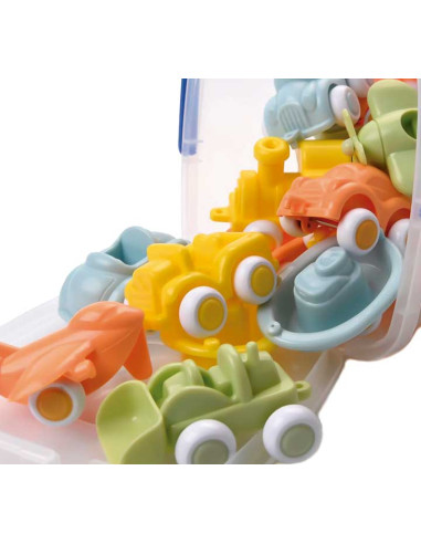BUCKET 15 VEHÍCULOS VIKINGTOYS ECO CHUBBIES