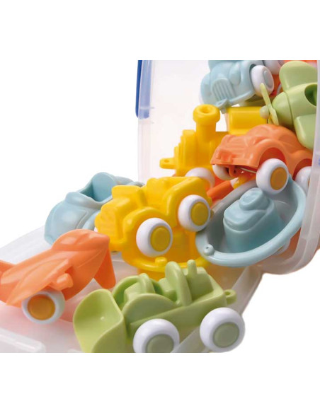 BUCKET 15 VEHÍCULOS VIKINGTOYS ECO CHUBBIES