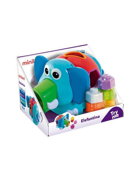 JUEGO DE ENCAJABLES MINILAND ELEFANTINO