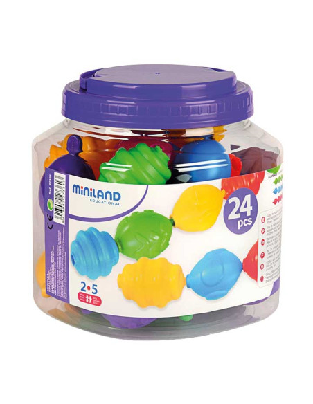BOTE 24 CUENTAS MINILAND MAXICHAIN