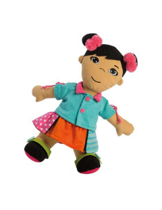 MUÑECO MINILAND DIVERSITY ABROCHES NIÑA ASIÁTICA