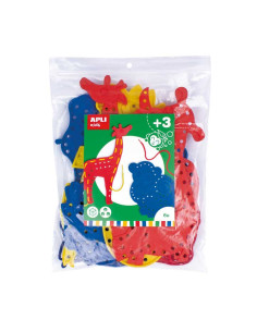 BOLSA 6 TARJETAS PARA COSER APLI KIDS ANIMALES