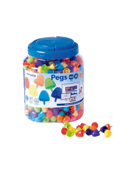 BOTE DE 650 PEGS DE 20 mm PARA PIZARRA DE MOSAICOS