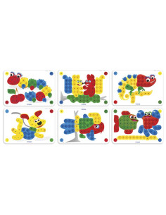 PACK 6 LÁMINAS MINILAND PARA MOSAICOS Ø 2cm