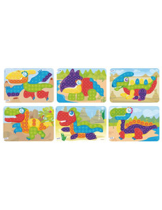 PACK 6 LÁMINAS MINILAND PARA MOSAICOS BRILLANTES Ø 2cm