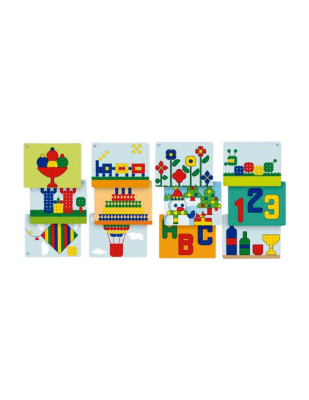 PACK 12 LÁMINAS MINILAND PARA MOSAICOS GIGANTES