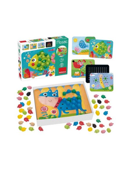 JUEGO CLASICO GOULA MOSAICO MADERA 3 AÑOS