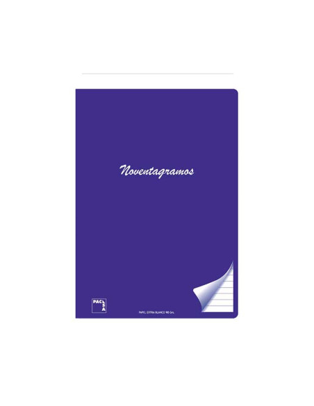 LIBRETA GRAPADA PACSA NOVENTAGRAMOS 48h A4 LISO