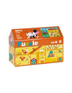 CAJA PUZZLE APLI KIDS LA GRANJA