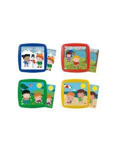 SET 4 PUZZLES MINILAND LAS ESTACIONES