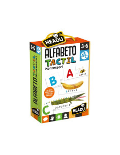 PUZZLE HEADU ALFABETO TÁCTIL MONTESSORI