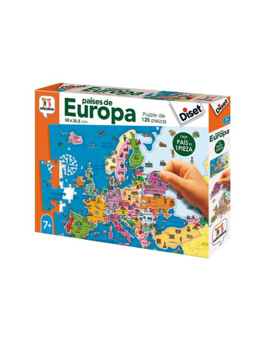 PUZZLE DISET PAÍSES DE EUROPA