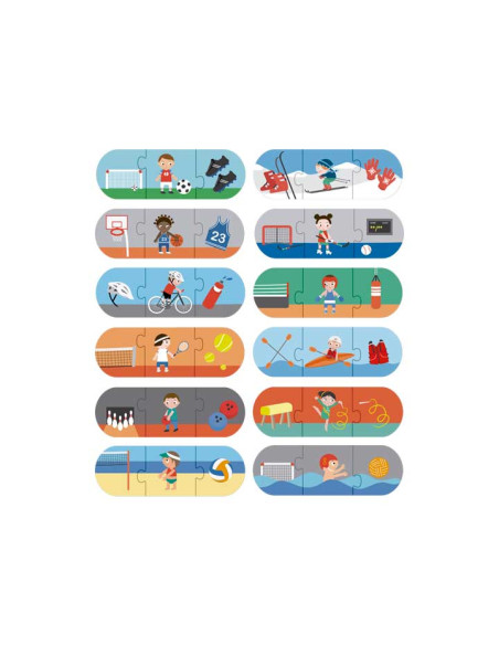 PUZZLE APLI KIDS DEPORTES Y COMPLEMENTOS