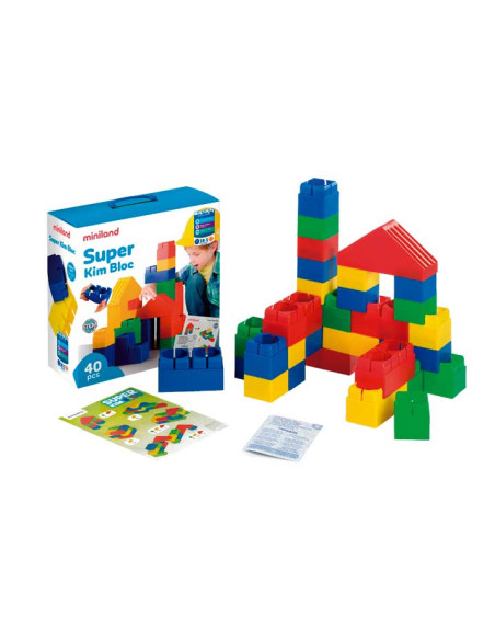 CAJA 40 PIEZAS MINILAND SUPER KIM BLOC