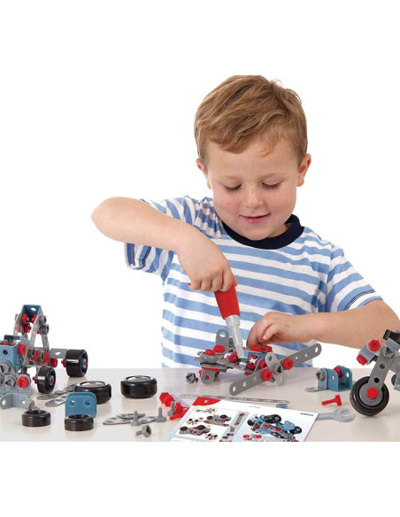 JUEGO EDUCATMINILAND JUEGO DE CONSTRUCCION MECATECH 106 PIEZAS 4-9 años