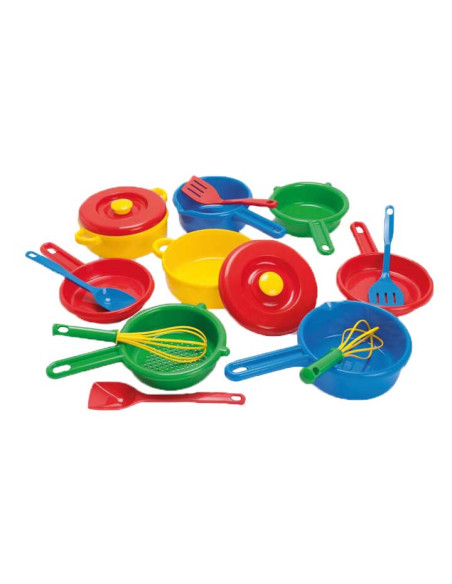 SET 16 PIEZAS DANTOY OLLAS Y SARTENES