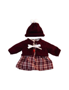 ROPA MINILAND PARA MUÑECOS 40cm CONJUNTO FRÍO VESTIDO