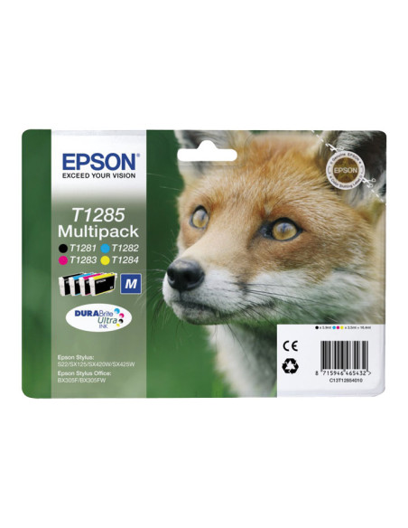 CARTUCHO INKJET EPSON T128540 STYLUS S22SX125SX420WSX425W OFFICE BX305 MULTIPACK DURABRITE T128140T128240T128340T128440