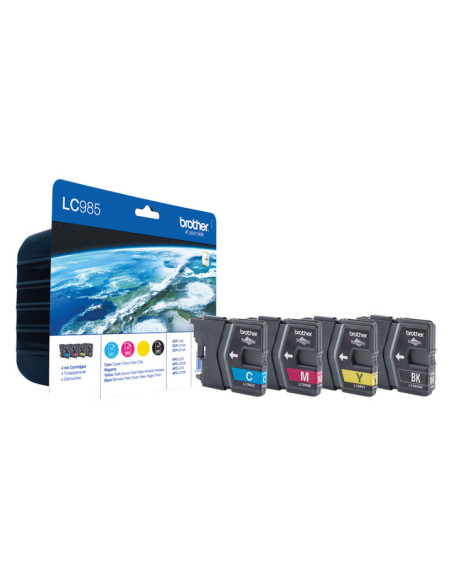 BROTHER TINTA BKCMY DCP-J125J140WJ315WJ515W - MFC-J220J265WJ410J415W - PACK 4 COLORES