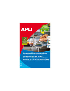 CAJA 25h ETIQUETAS APLI REMOVIBLES 178x10mm