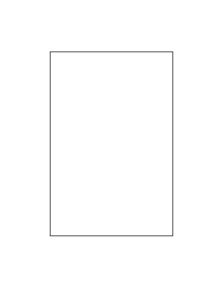 GOMA EVA CARCHIVO HOJA 45x60 cm BLANCO PAQUETE de 10