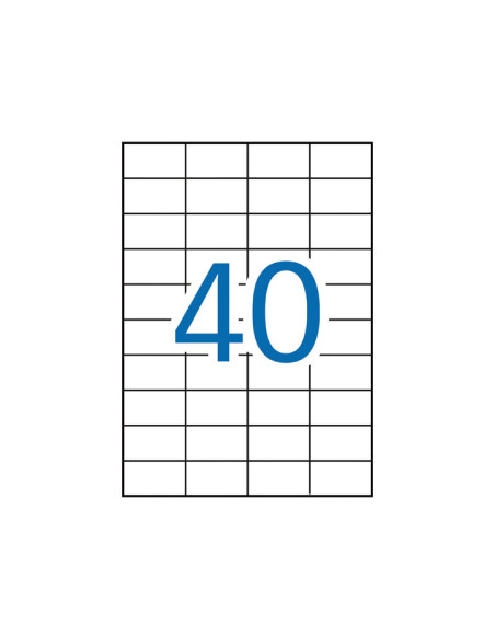 CAJA 250h ETIQUETAS APLI 525x297mm