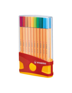 ESTUCHE 20 ROTULADORES STABILO POINT 88 COLORPARADE