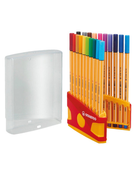 ESTUCHE 20 ROTULADORES STABILO POINT 88 COLORPARADE