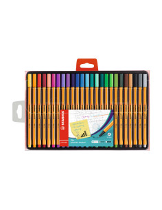 ESTUCHE 25 ROTULADORES STABILO POINT 88