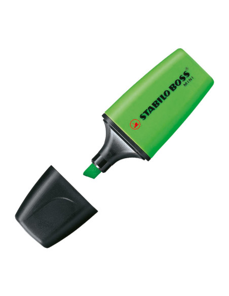 MARCADOR FLUOR STABILO BOSS MINI 07  VERDE