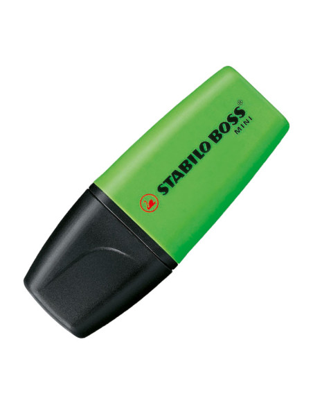 MARCADOR FLUOR STABILO BOSS MINI 07  VERDE