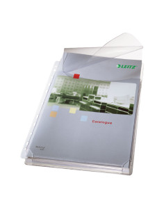 BOLSA 5 FUNDAS LEITZ CON FUELLE SIN SOLAPA