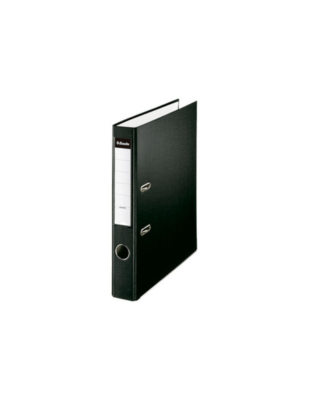 ARCHIVADOR palanca ESSELTE PLASTICO FORRADO con RADO A4 50mm NEGRO