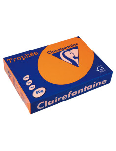 PAQUETE 500h PAPEL TROPHÉE CLAIREFONTAINE A4 FLUORESCENTE