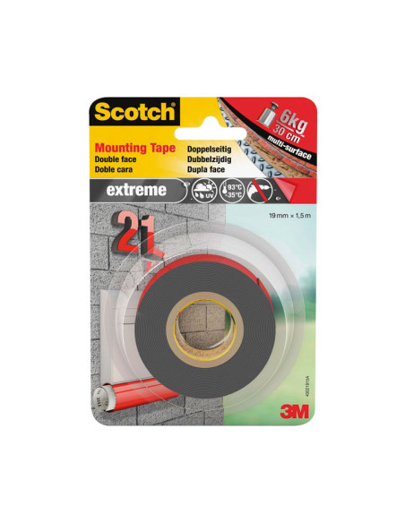 CINTA ADHESIVA SCOTCH DOBLE CARA EXTREME