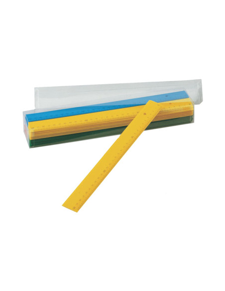 REGLA PLANA FAIBO 30cm OPACA