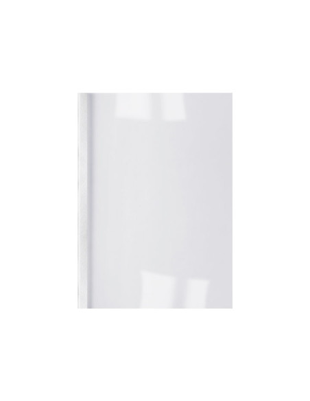 TAPA de ENCUADERNAR TERMICA GBC A4 IBILEATHER 3 mm ctr300 g BLANCO CAJA de 100
