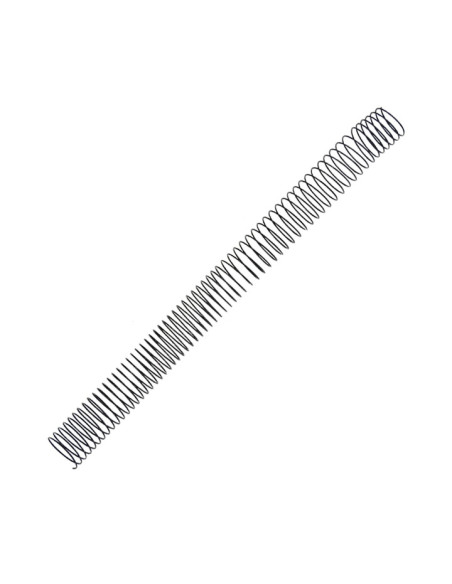 ESPIRAL METALICA GBC paso 51 NEGRA  30 mm CAJA de 50