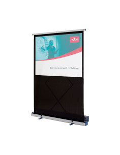 PANTALLA NOBO DE PROYECCION PORTATIL DE SUELO 160x120cm