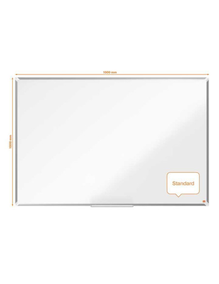 PIZARRA BLANCA NOBO PREMIUM PLUS 150x100cm ACERO LACADO